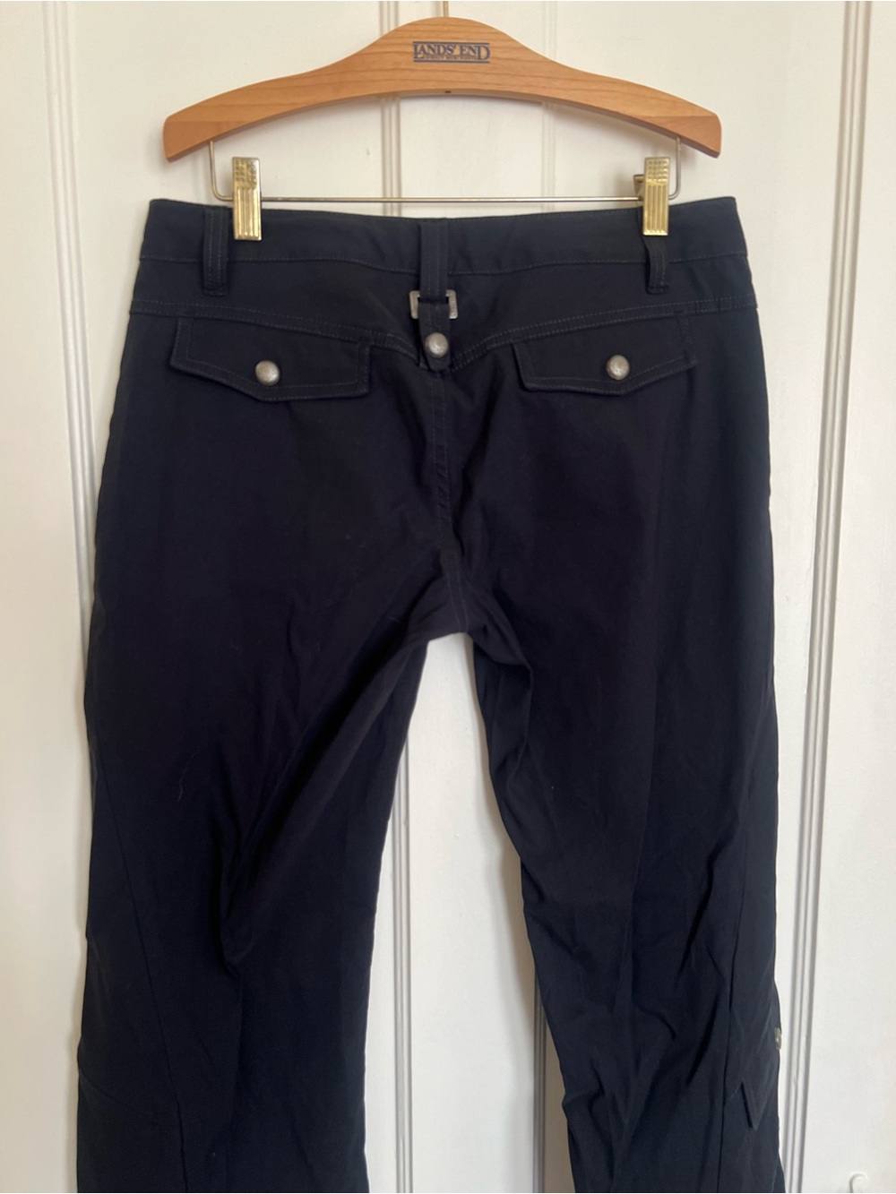 Athleta Black Wide-Leg Flare Pants - Picture 5 of 8
